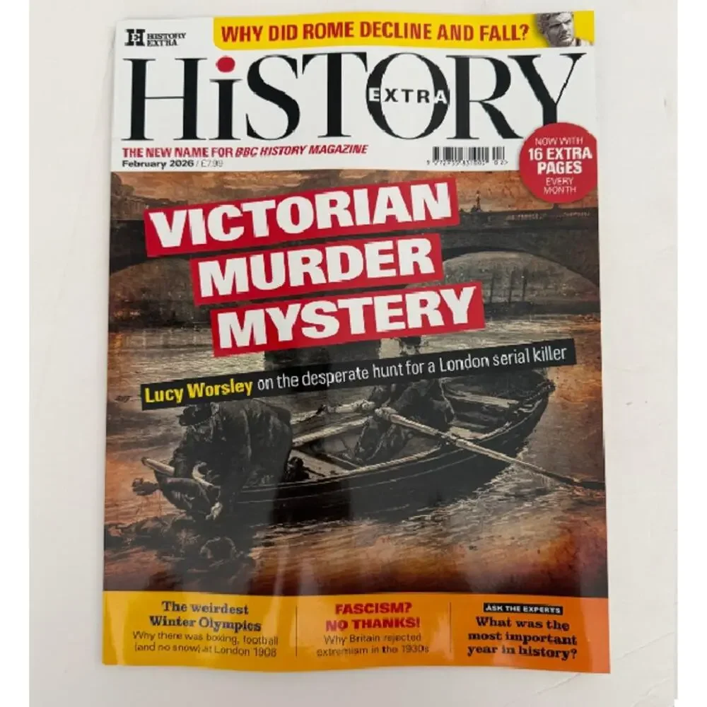 History Extra Magazine Lot of 8 Jan-Aug 2026 Vikings Pompeii Boleyn Odyssey
